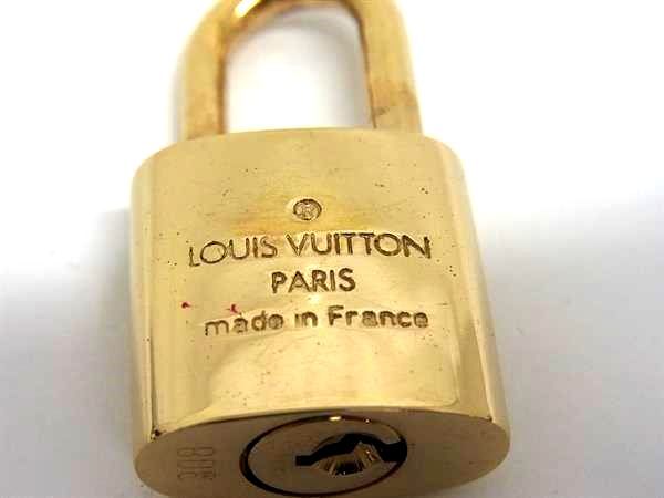 □美品□ 節約 LOUIS VUITTON ルイヴィトン レザー カデナ 南京錠