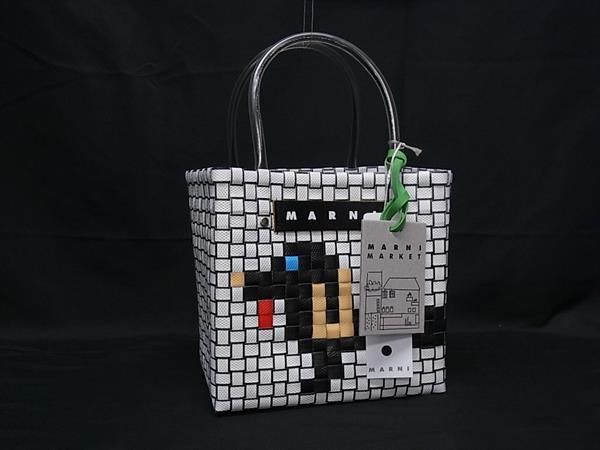 【新品】MARNI MARKET アニマルバスケット ブラックドッグ　カゴバッグ 新品 ✴︎MARNI MARKET アニマルバスケット ブラックドッグ 新品