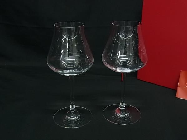 Baccarat バカラ シャトーバカラ クリスタルガラス ペアグラス ワイングラス テーブルウェア 2客セット クリア FR6461