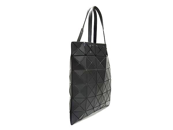 BAO BAO ISSEY MIYAKE バオバオイッセイミヤケ ルーセント マット PVC ハンドバッグ トートバッグ ブラック系 FU4205