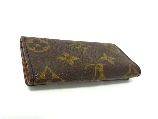 LOUIS VUITTON ルイヴィトン M62631 モノグラム ミュルティクレ4 4連 キーケース 鍵入れ ブラウン系 FN7674