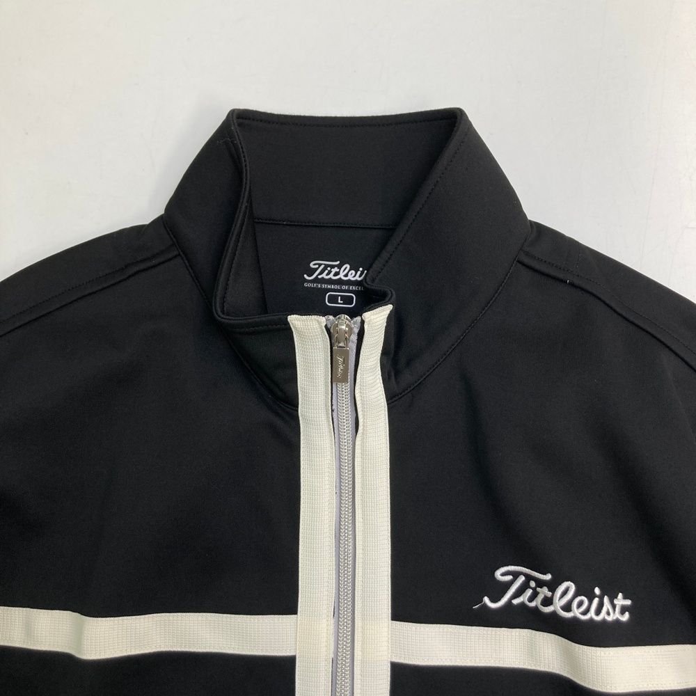 サイズ：L TITLEIST タイトリスト ジップジャケット ブラック系