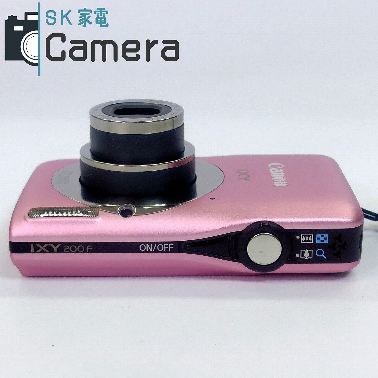 シャッター&フラッシュOK☆】キャノン Canon IXY 200F ピンク