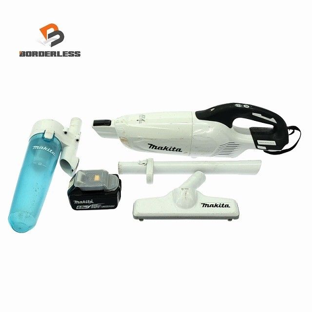 品 makita マキタ 18V 充電式クリーナー CL281FD 本体 サイクロンアタッチメント バッテリー1個 18V6.0Ah 116594