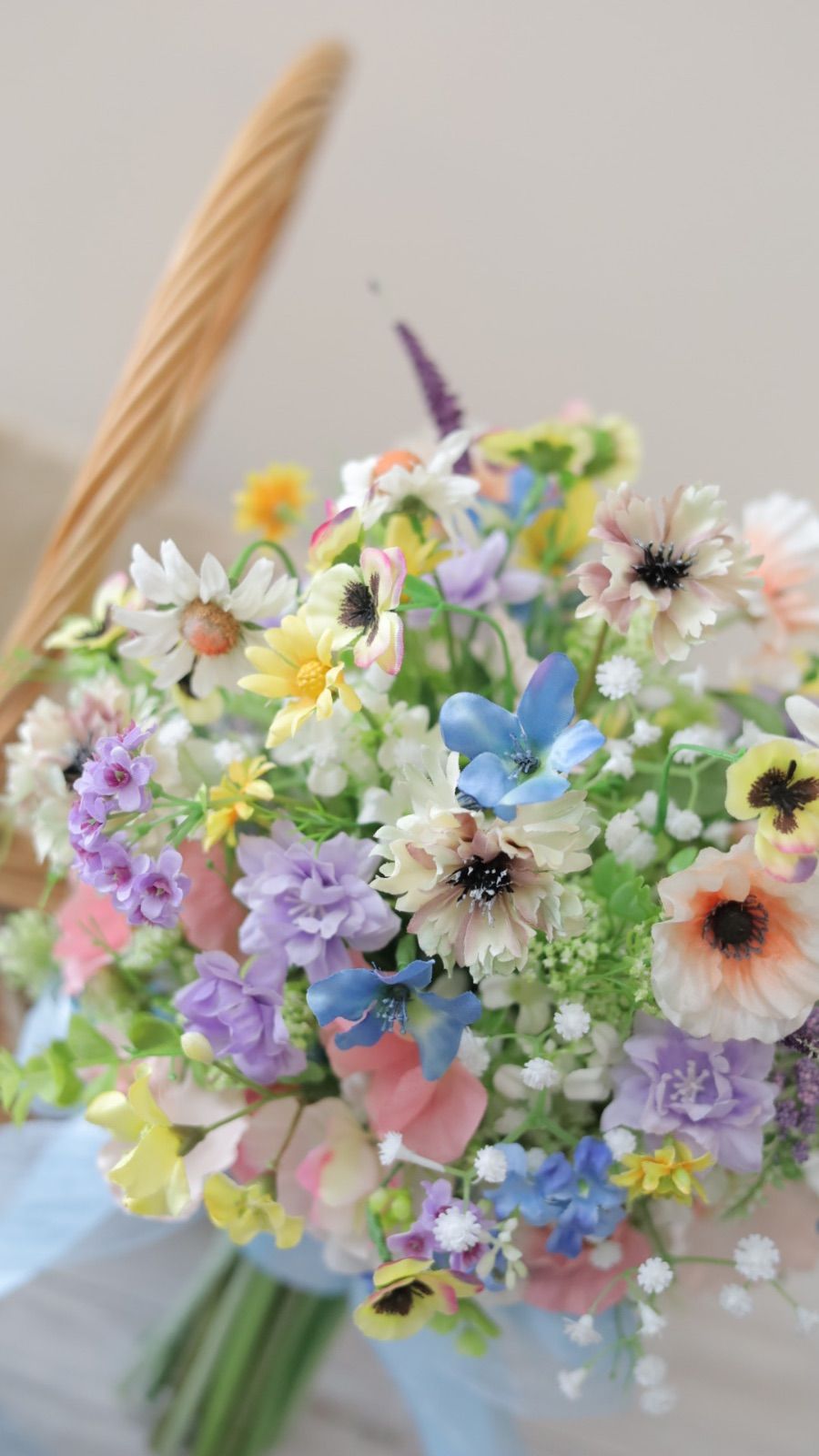 そら咲くブーケ ウェディングブーケ ブートニアセット カラフルブーケ