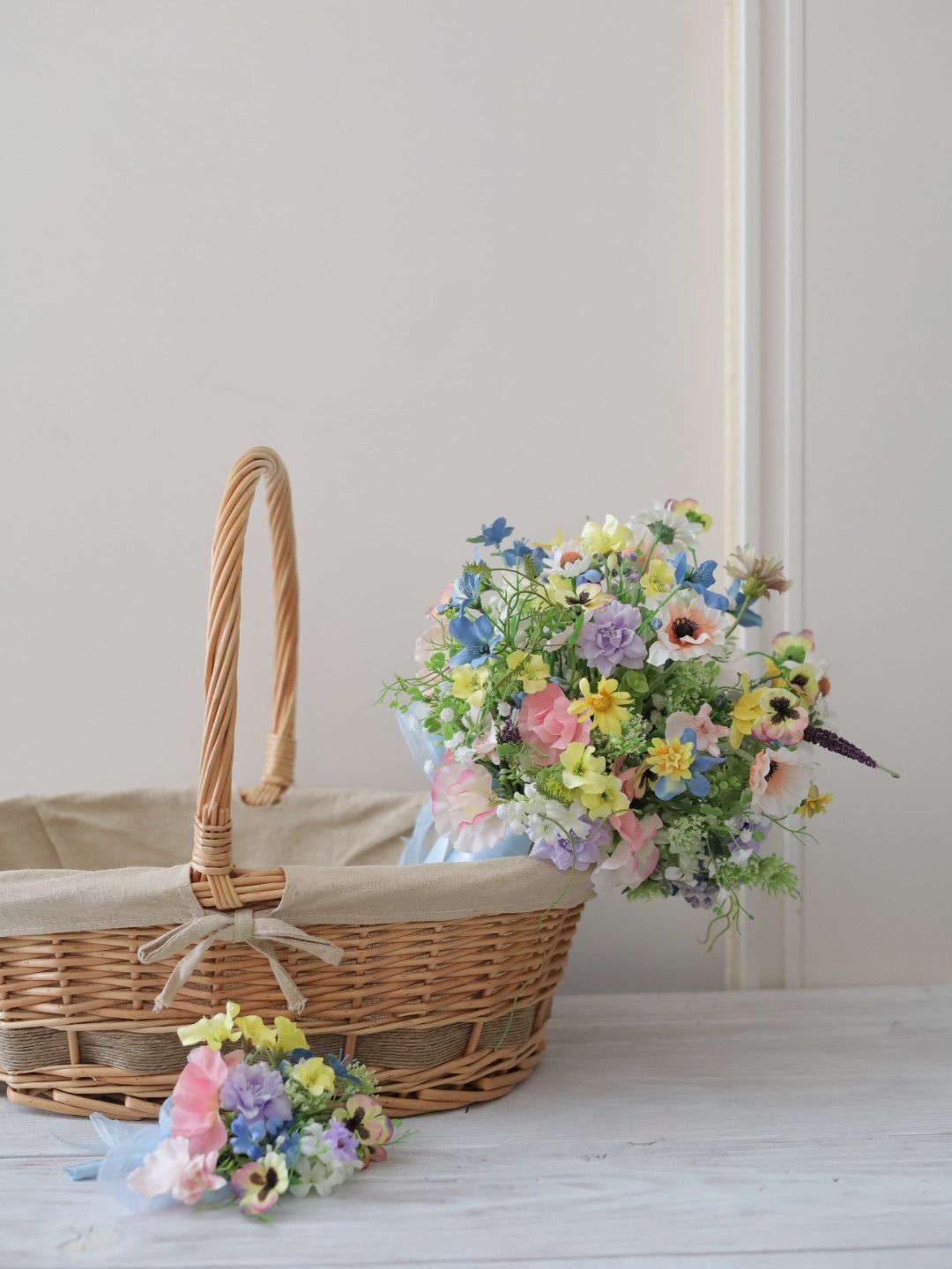 ウェディングブーケ ブートニアセット