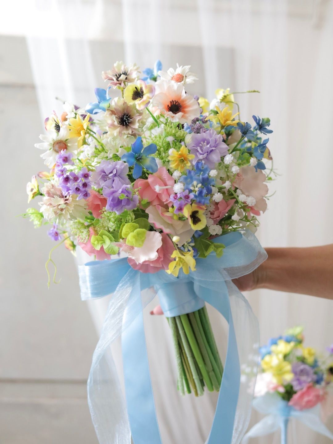 ウェディングブーケ ブートニアセット