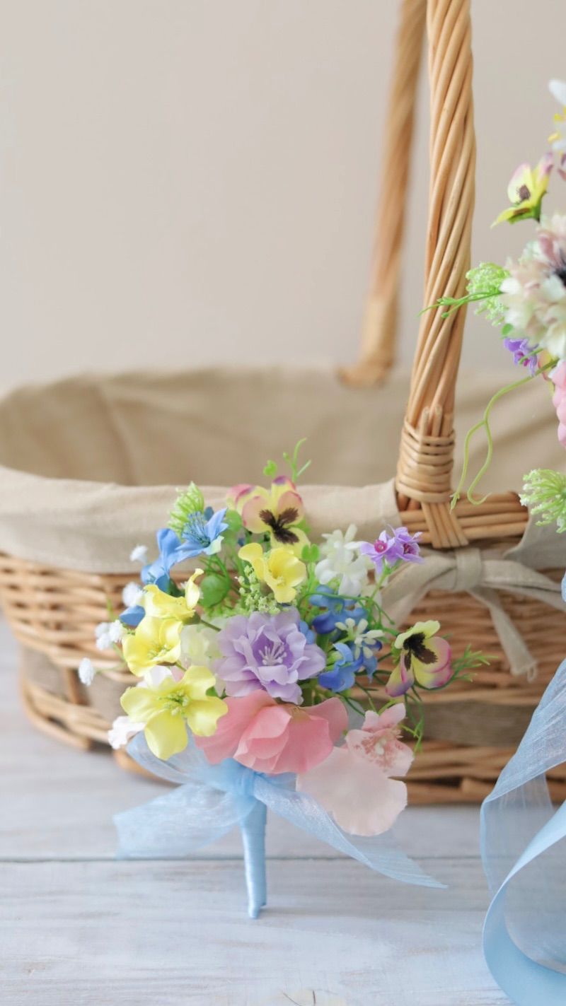 ブートニアセット カラフルブーケ