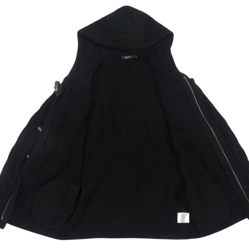 未使用に近い バーバリーブラックレーベル ダッフルコート ウール トグル 未使用に近い バーバリーブラックレーベル ダッフルコート ウール