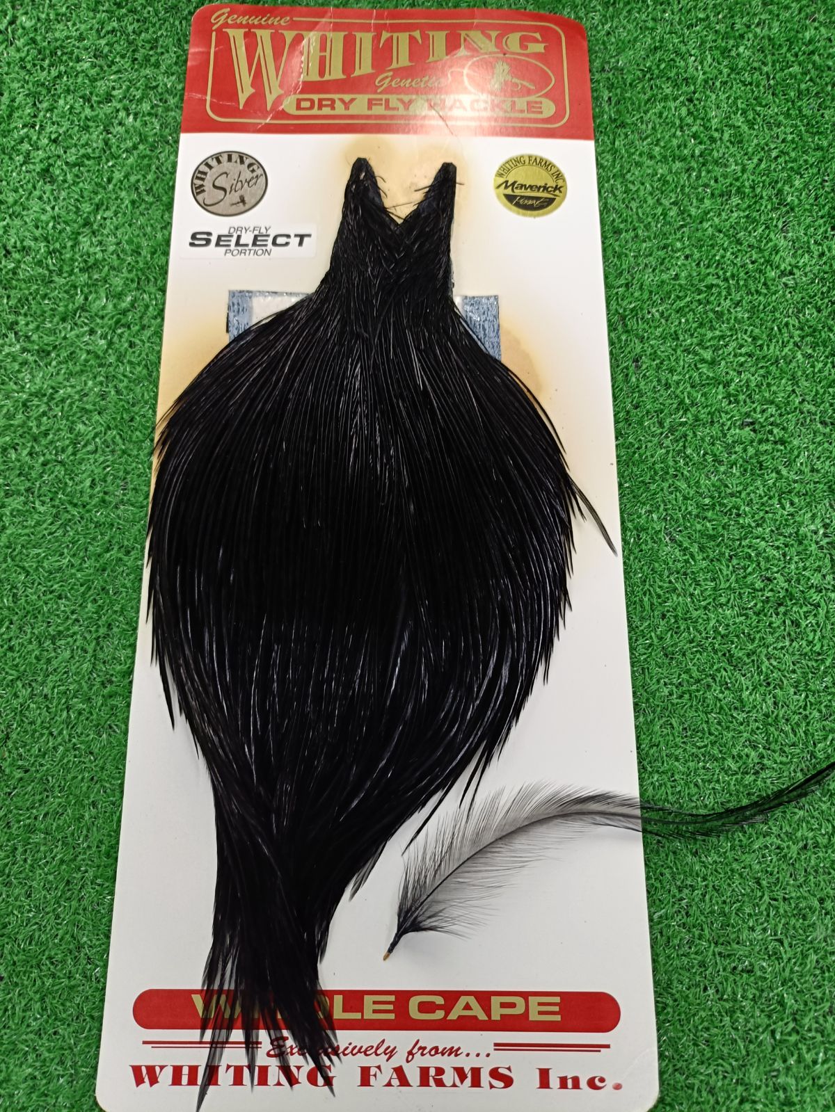 ホワイティング ハックル フライ シルバーグレード ブラック ⑥ （山科店）