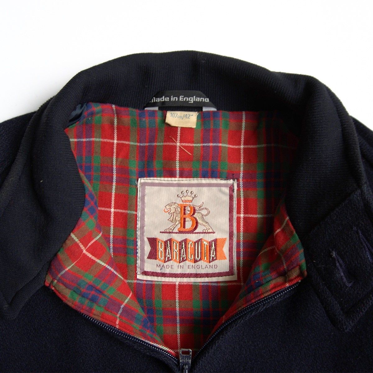 70s/AEROジップ】BARACUTA【G9 メルトンウール スウィングトップ 