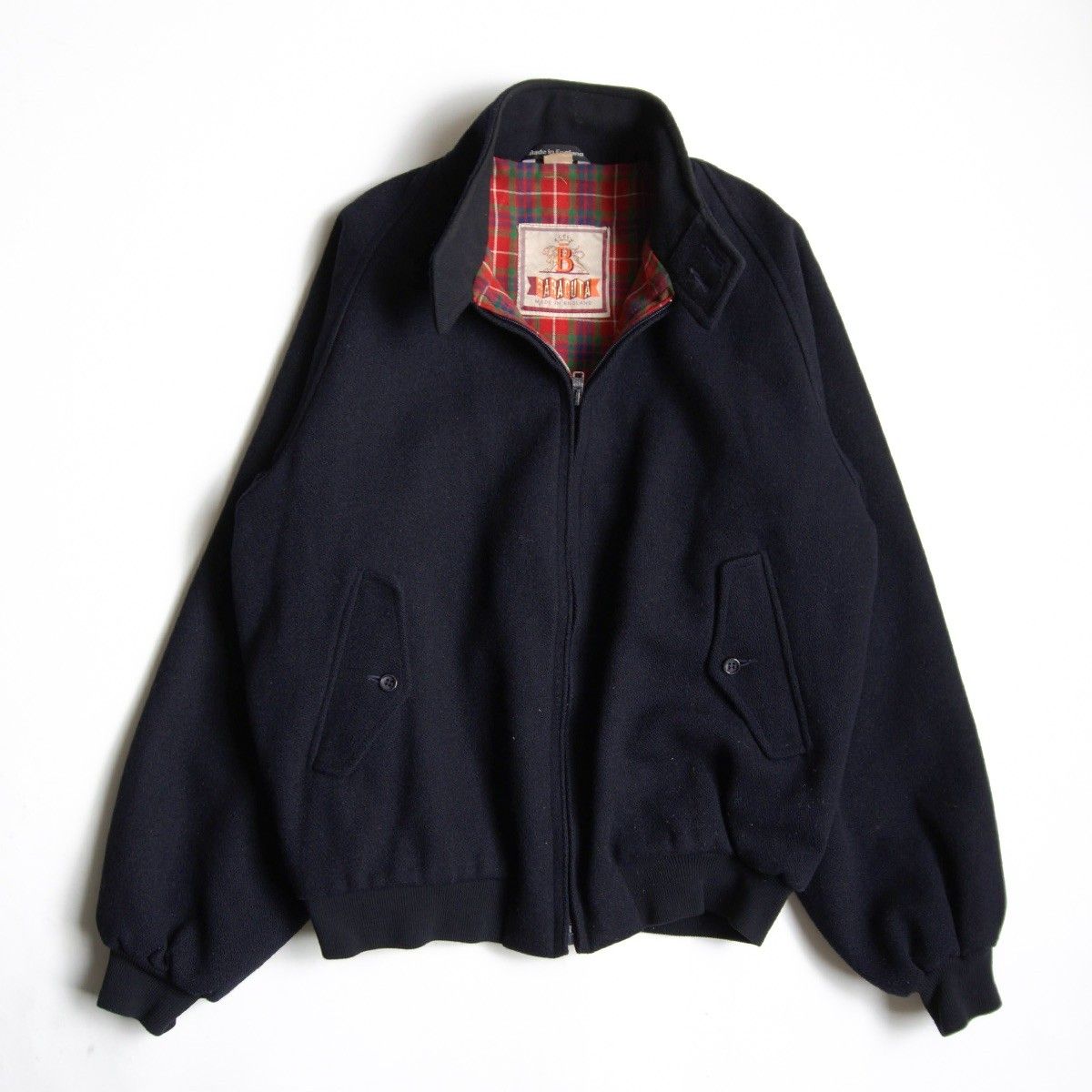 70s/AEROジップ】BARACUTA【G9 メルトンウール スウィングトップ 
