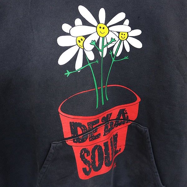 SAINT MICHAEL 銀座店 セント マイケル 新品 25FW ×DLS_HOODIE/DE LA SOUL フーディ パーカー 長袖 メンズ size:L グレー系 100942 SAINT MICHAEL 銀座店 セント マイケル 新品 25FW ×DLS_HOODIE/DE LA