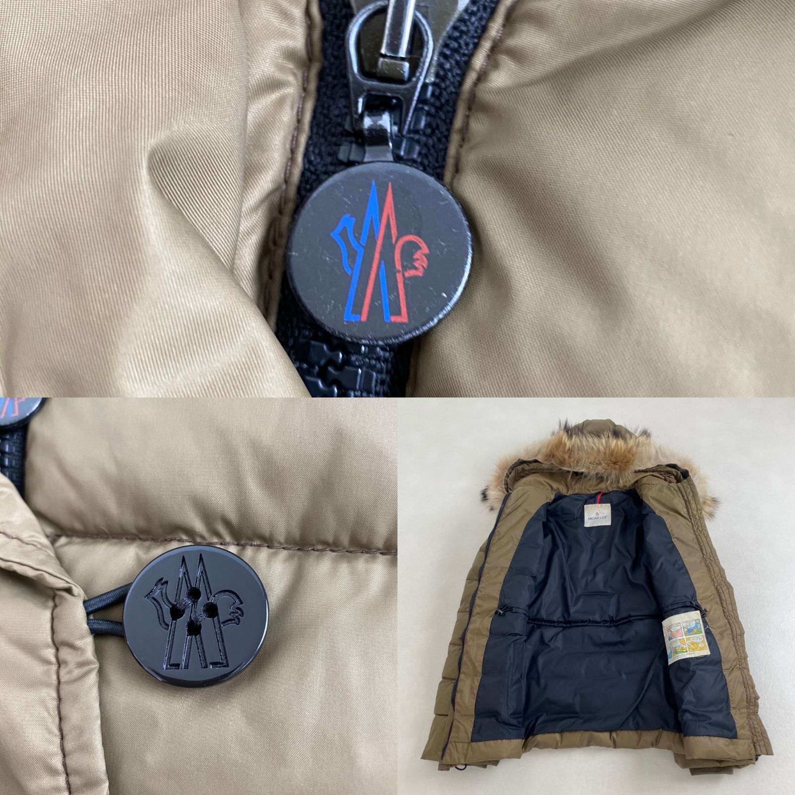 モンクレール ダウンジャケット MESS MONCLER ファー付きフード 