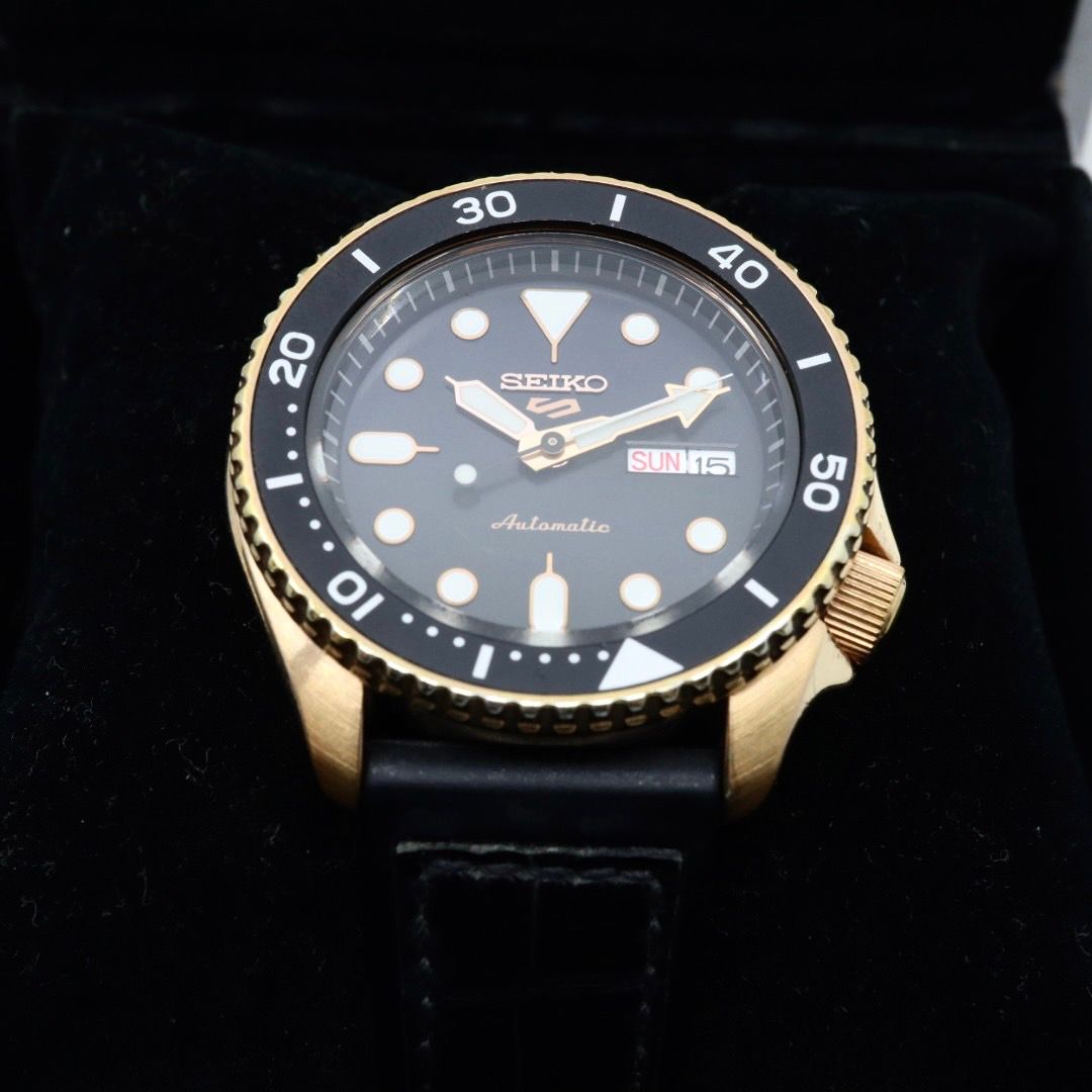 極美品 セイコー SEIKO5 スポーツ 4R36-07G0 SBSA011 メンズ 腕時計