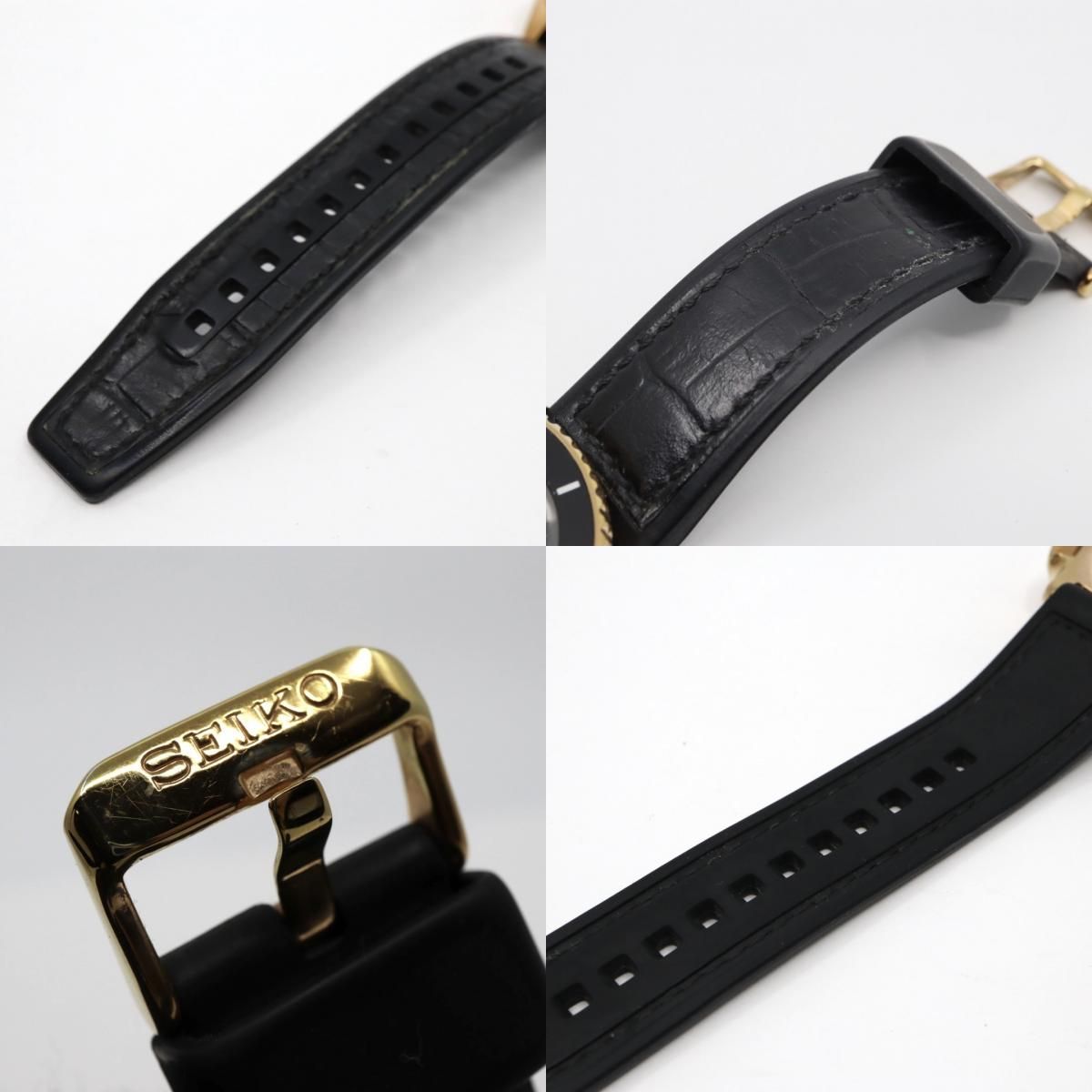 極美品 セイコー SEIKO5 スポーツ 4R36-07G0 SBSA011 メンズ 腕時計 
