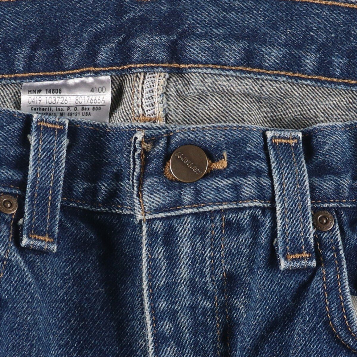  古着 カーハート Carhartt Traditional FIT テーパードデニムパンツ メンズw 36相当 ジッパーフライ eaa 592955 その他 メンズ