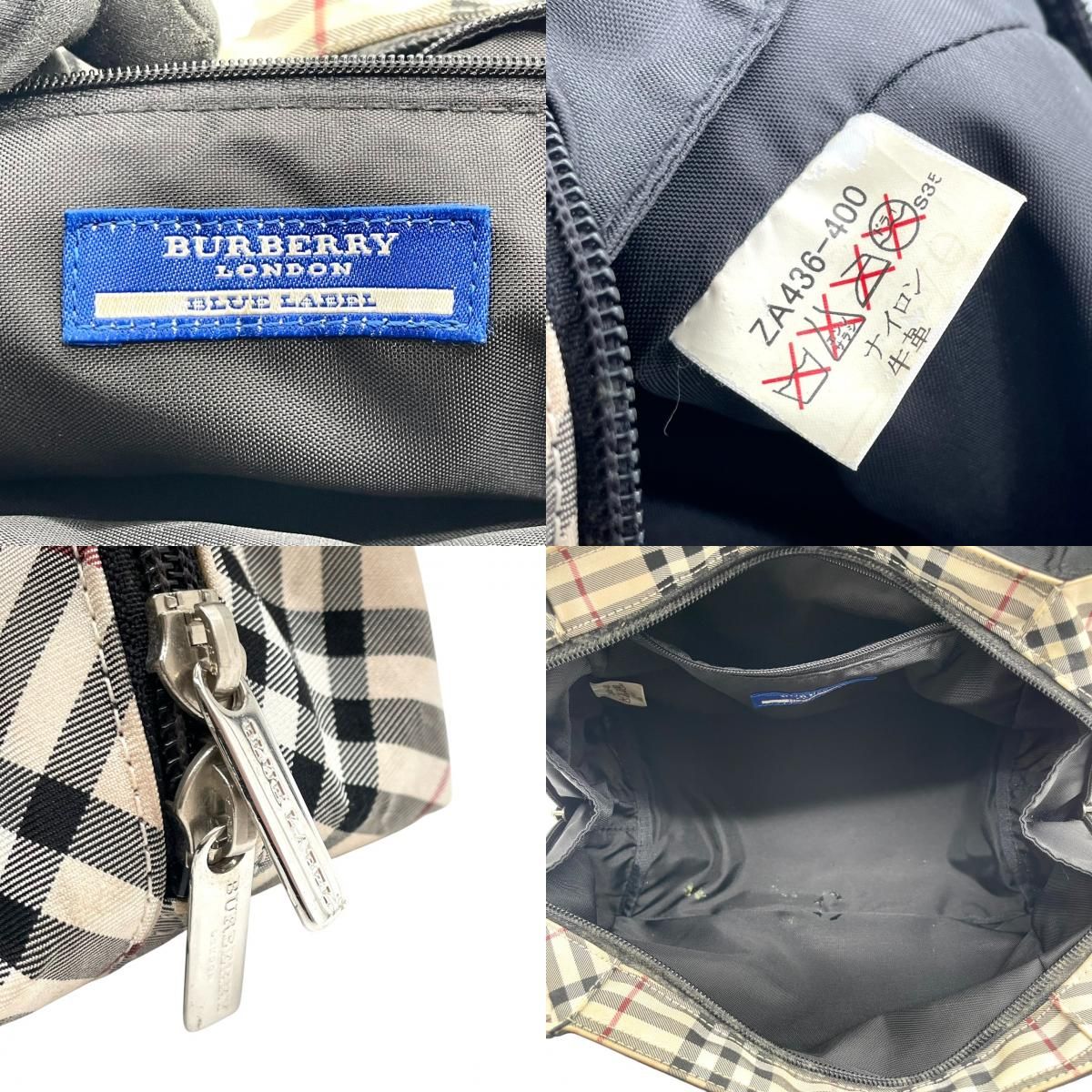 美*智様 バーバリー ブルーレーベル クリーニング済 BURBERRY BLUE
