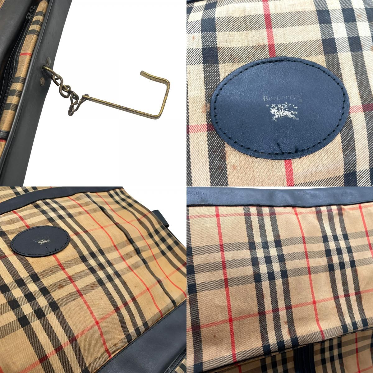 バーバリー 　ガーメントバッグ ノバチェック BURBERRY バーバリー ガーメントバッグ ノバチェック トラベル