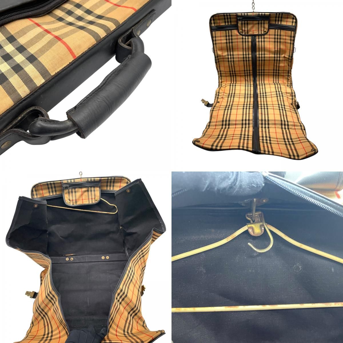 BURBERRY バーバリー ガーメントバッグ ノバチェック トラベル