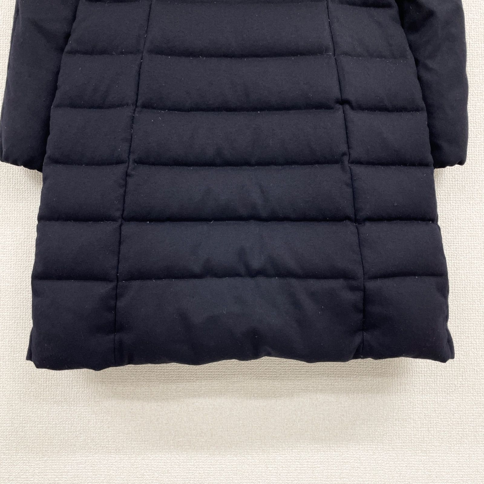 ANAYI アナイ ダウンコート ロング フード ウール フォックスファー