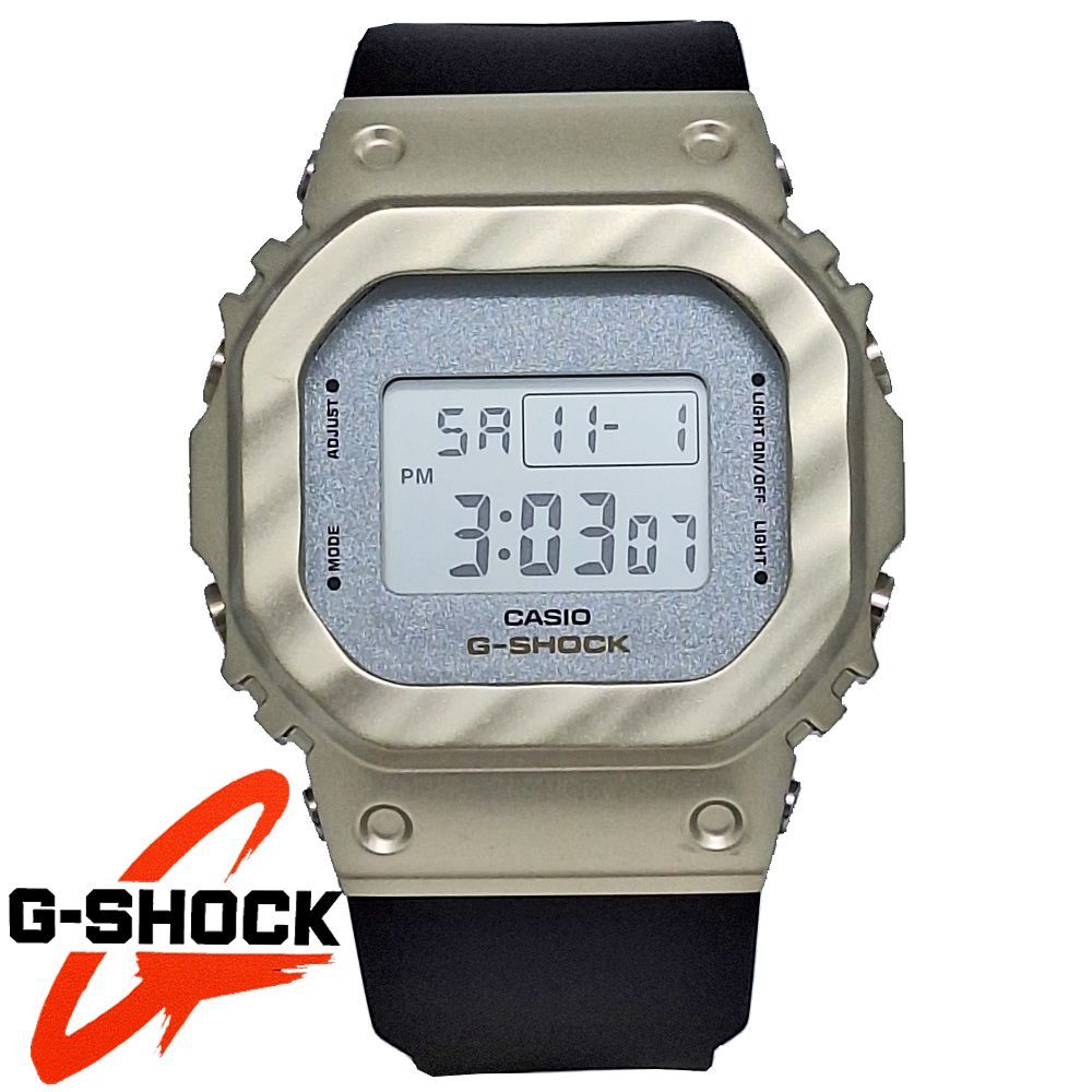 G SHOCK Gショック 腕時計 時計 デジタル 海外モデル ユニセックス ゴールド ブラック メタルカバード GM S 5600 BC 1 無料ラッピング可