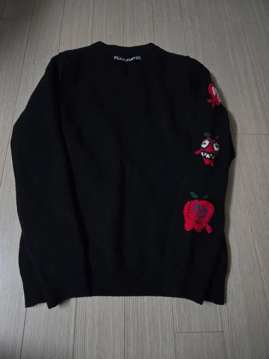 PEARLY GATES ブラック 防風ニット セーター