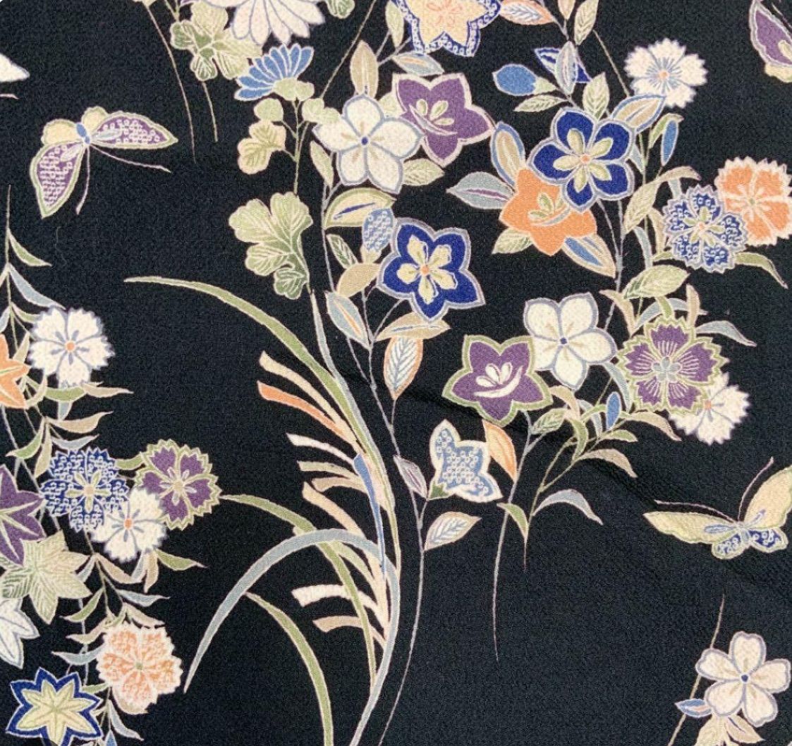 正絹 裄61肩丈96