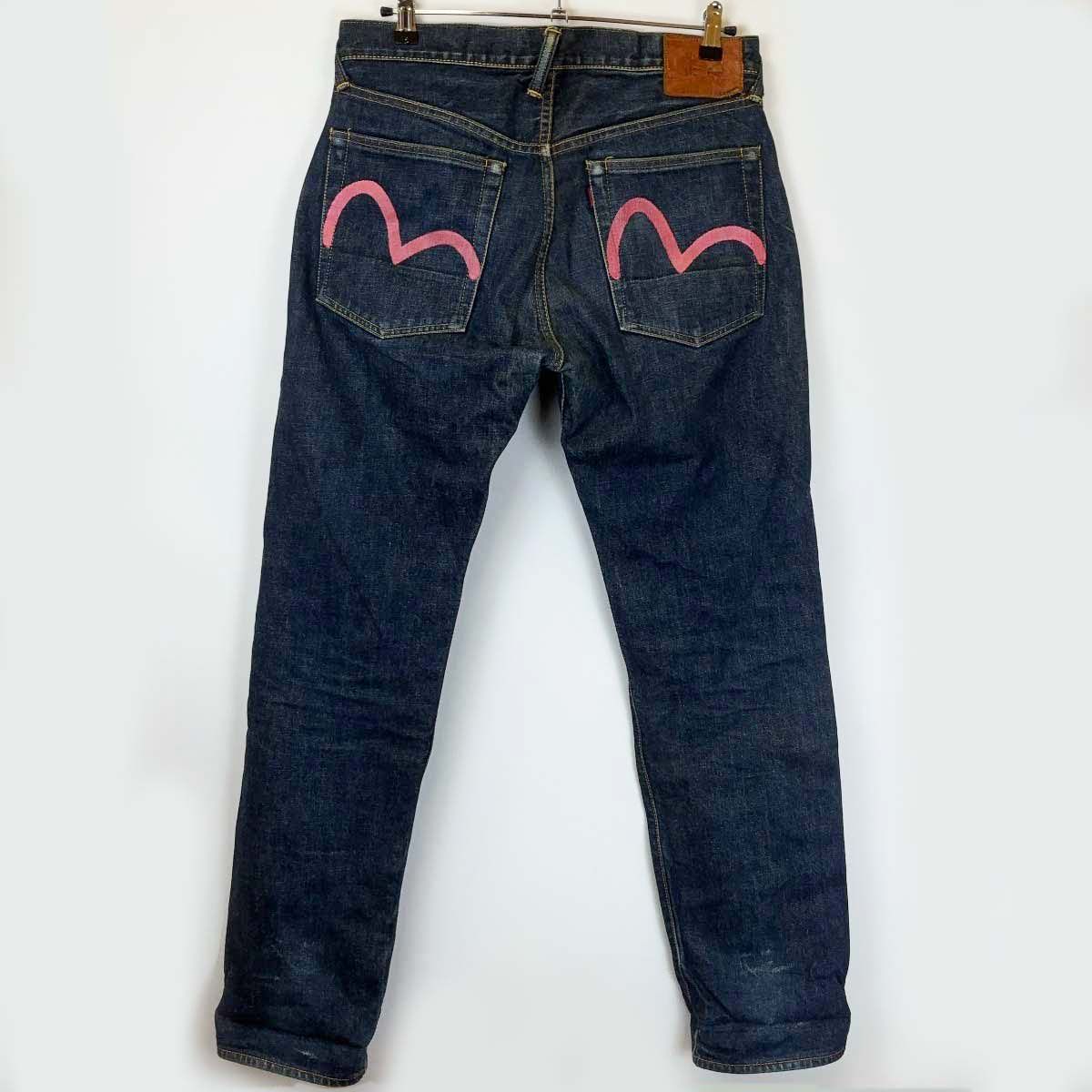 ピンクカモメ EVISU No2 0 エヴィスジーンズ w33 股下長め エヴィス