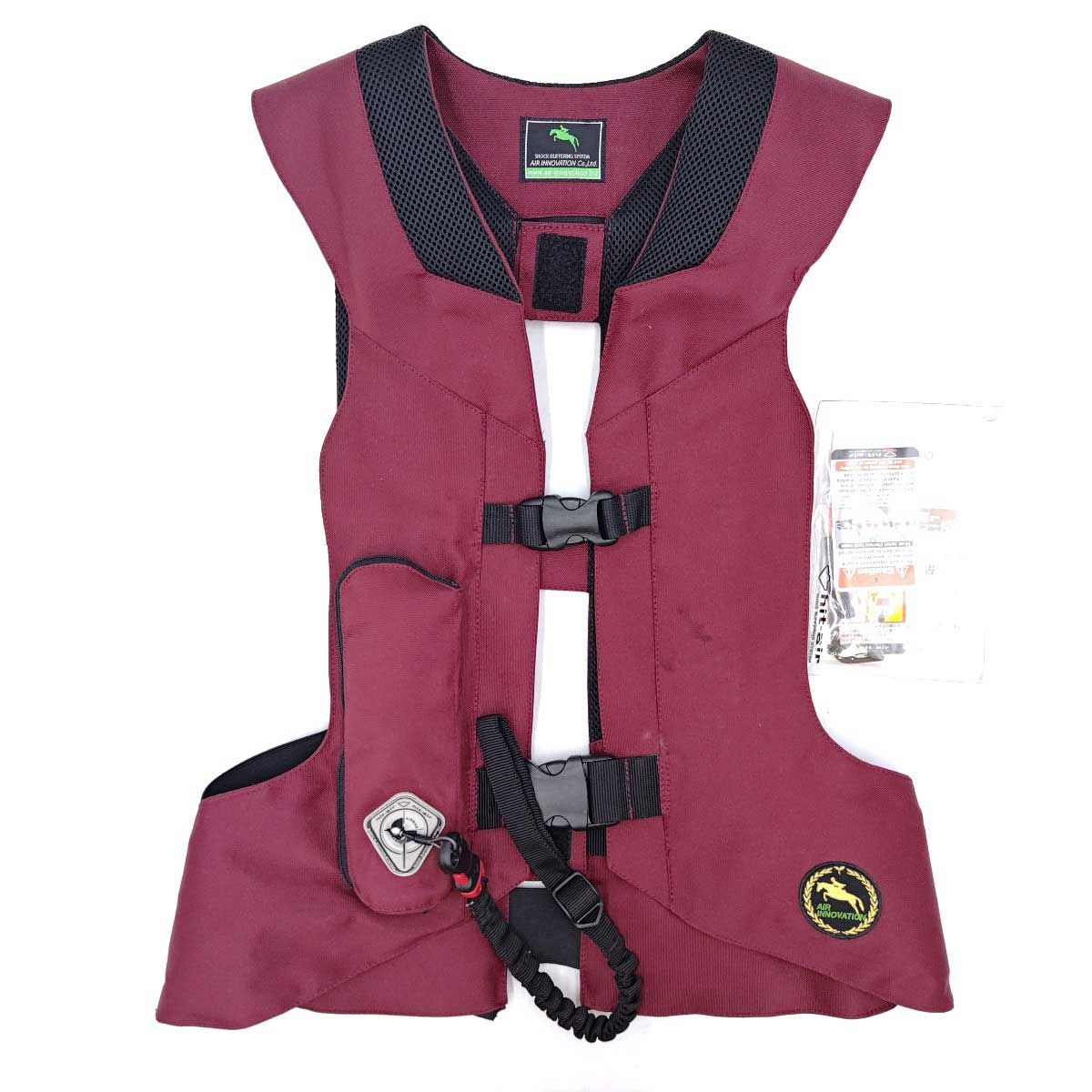 ヒットエアー 一体型エアバッグ プロテクター ベスト ジャケット キーボックスB型 hit-air 乗馬 馬術