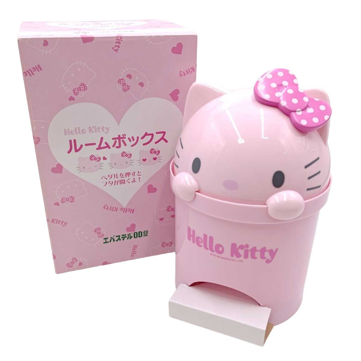 【未使用】サンリオ ハローキティ ルームボックス ゴミ箱 大日本住友製薬 キティちゃん 未使用】サンリオ ハローキティ ルームボックス ゴミ箱 大日本住友製薬