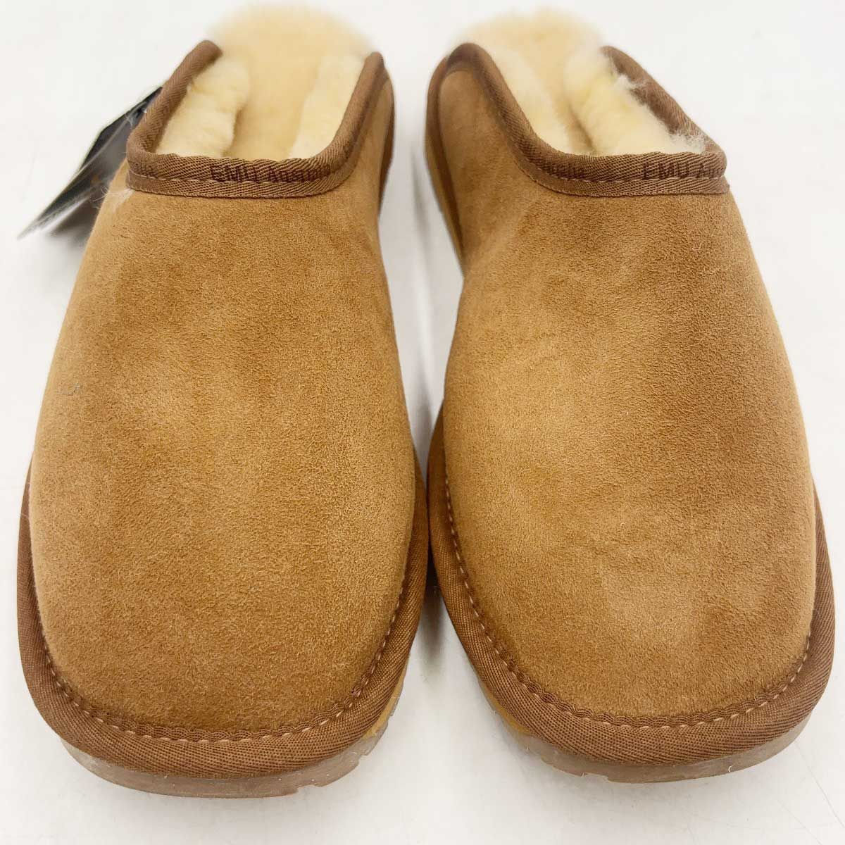 【未使用】EMU Australia エミュ Platinum Esperence ムートンスリッパ 8/26cm Chestnut MP10528 メンズ 未使用】EMU Australia エミュ Platinum Esperence ムートンスリッパ 8