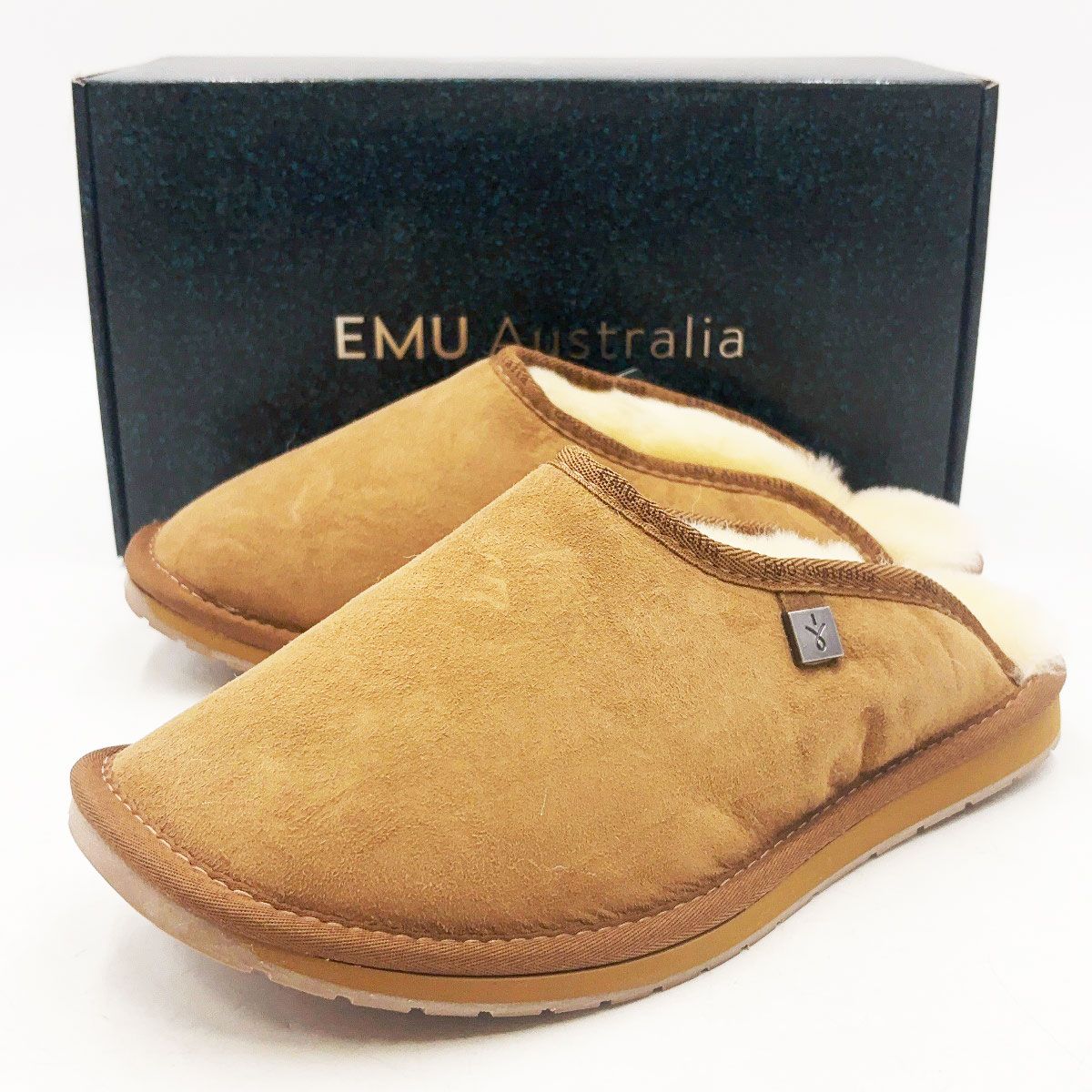 【未使用】EMU Australia エミュ Platinum Esperence ムートンスリッパ 10/28cm Chestnut MP10528 メンズ メンズ Platinum Esperence – EMU Australia