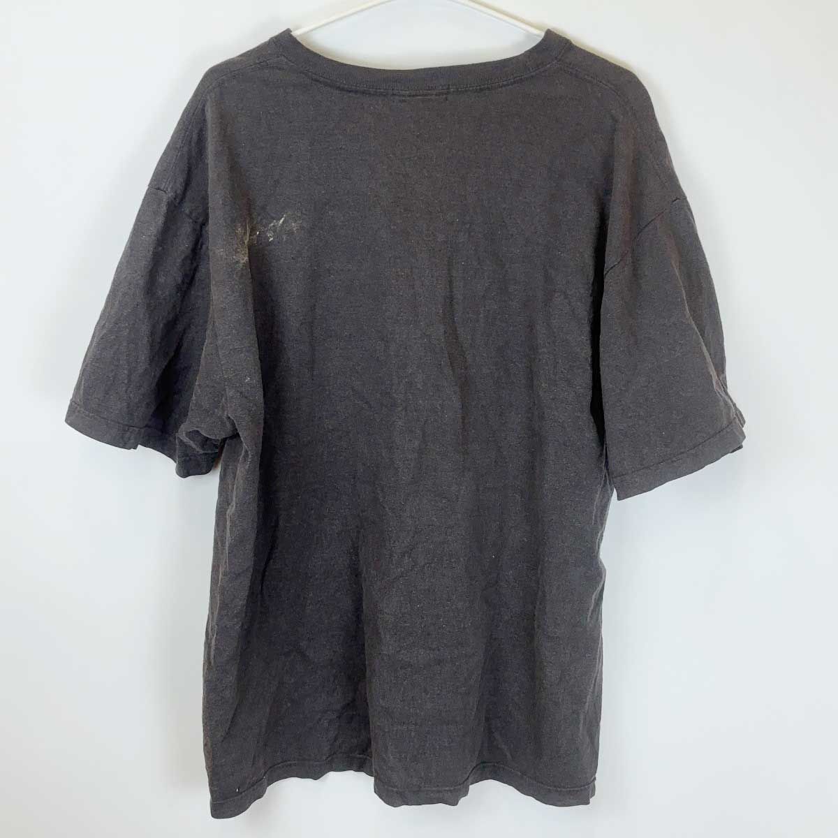 jun inagawa NUBIAN コラボ メタリカオマージュ ビッグシルエット フェード加工 Tシャツ ブラック ジュンイナガワ ヌビアン MAGICAL jun inagawa NUBIAN コラボ メタリカオマージュ ビッグシルエット