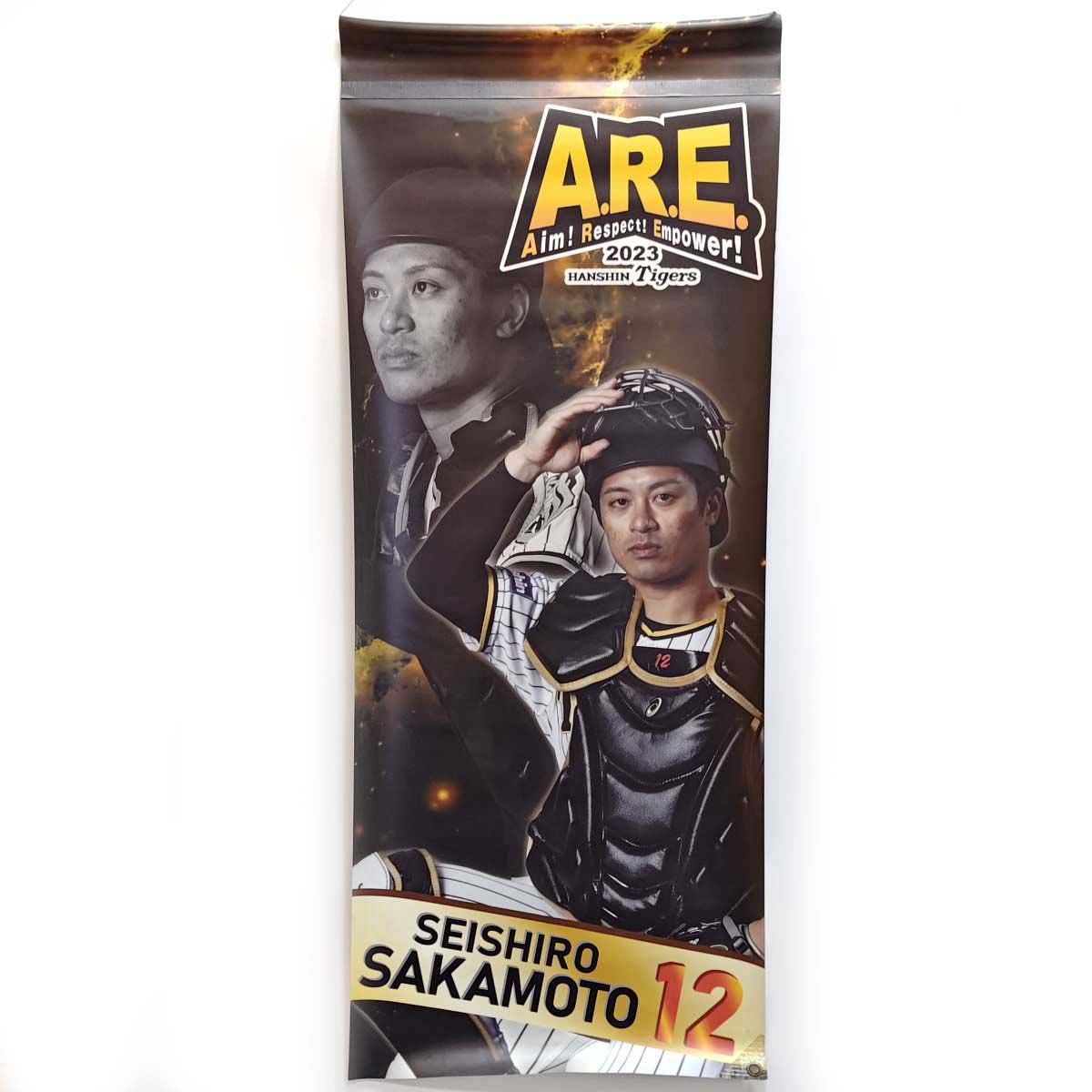 阪神タイガース 坂本誠志郎 12 甲子園駅前広場 実使用タペストリー