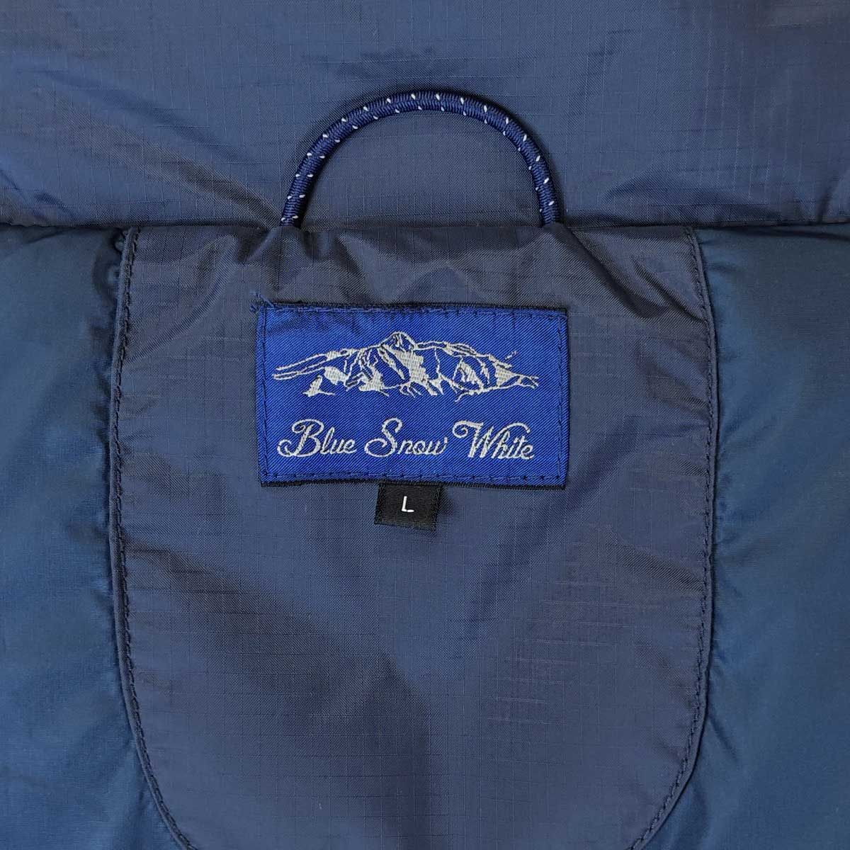 未使用】ナンガ Blue Snow White 別注 オリジナル ダウン ジャケット L