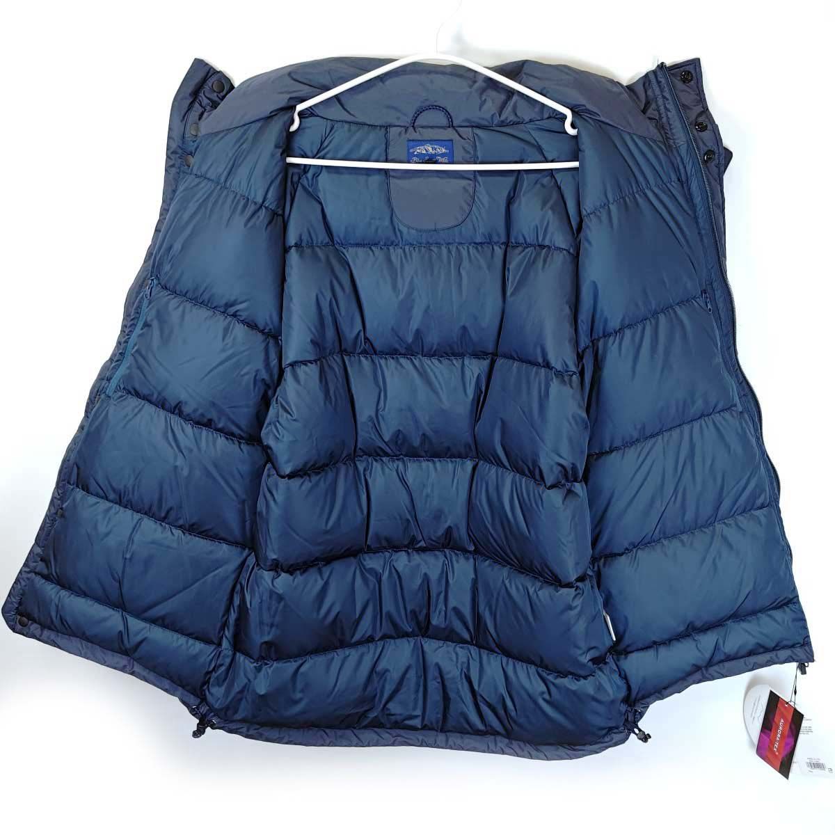 未使用】ナンガ Blue Snow White 別注 オリジナル ダウン ジャケット L