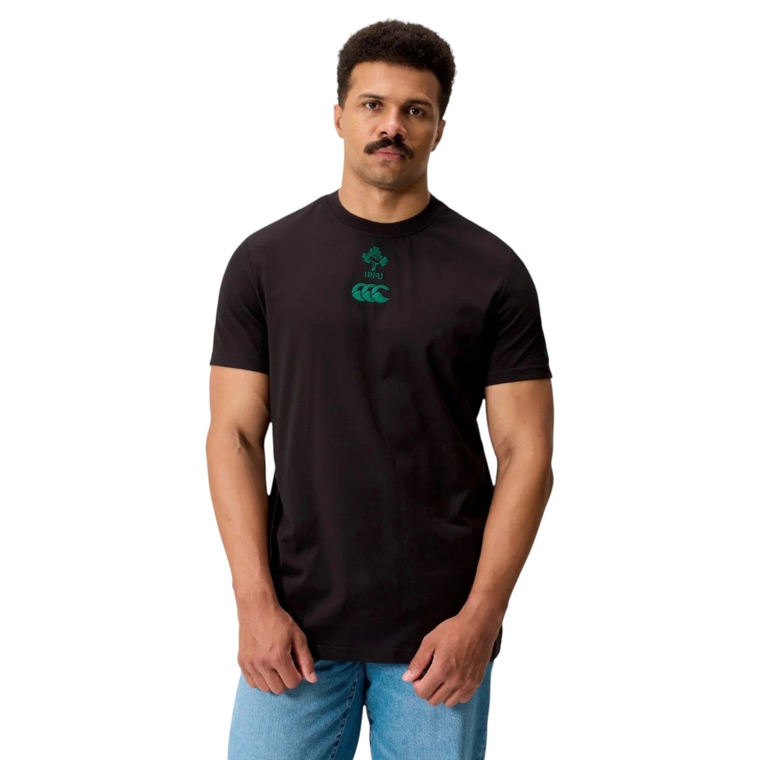 カンタベリー ラグビー アイルランド代表 IRFU チーム リラックス Tシャツ 黒 ブラック 公式モデル 日本未発売