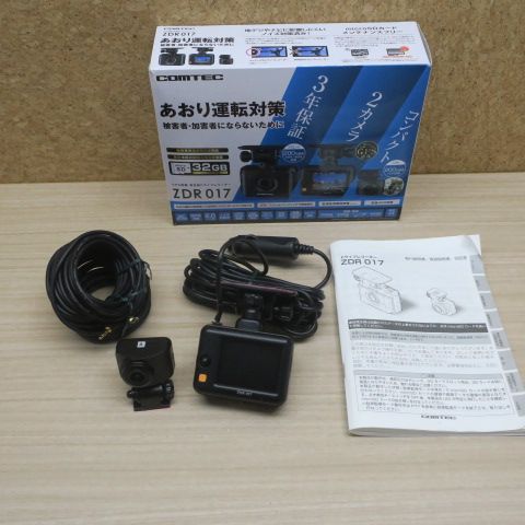 車 COMTEC ドライブレコーダー ZDR017 32GB付属