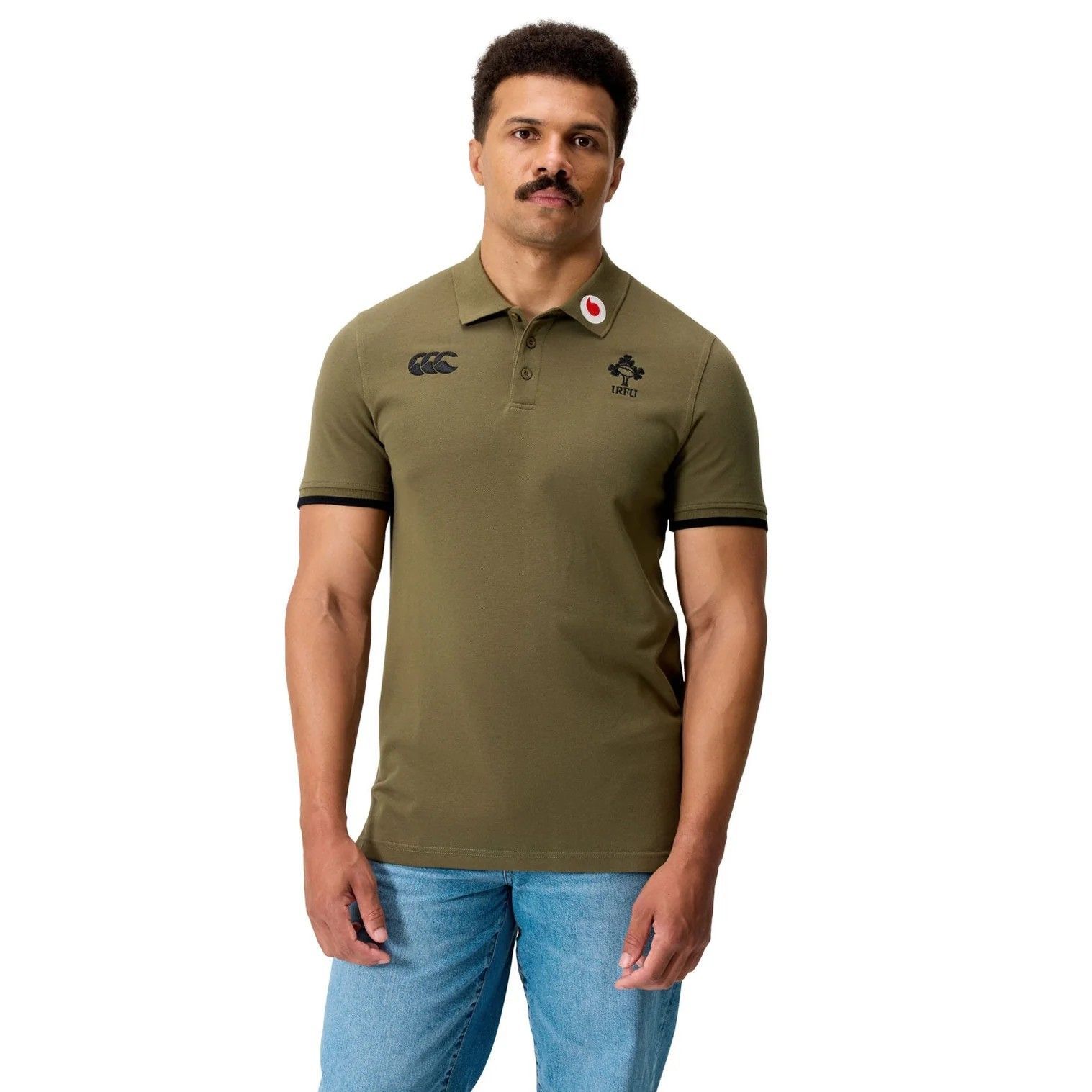 カンタベリー ラグビー アイルランド代表 IRFU 2025 2026 チーム ポロシャツ 茶 ブラウン モデル 日本未発売