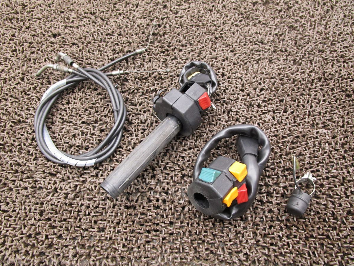 モトグッチ ルマン850 ハンドルスイッチ 左右 A7532 スロットル キルスイッチ ワイヤー VF VF MOTO GUZZI LE MANS Ⅲ キャブ車