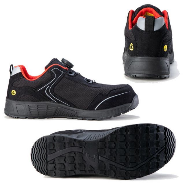 種類33：カーキ/25.0cm セーフティジョガー 安全靴 作業靴 ECOLOBI S1P