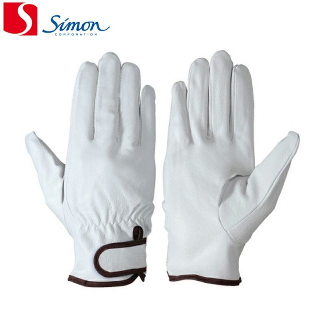 ゆに品 作業用手袋 豚革 シモン simon PL-717 10双セット
