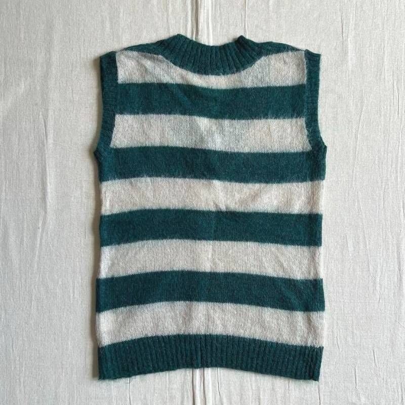 archive y2k ボーダー モヘア 00s archive SHIPS シップス 太ボーダー