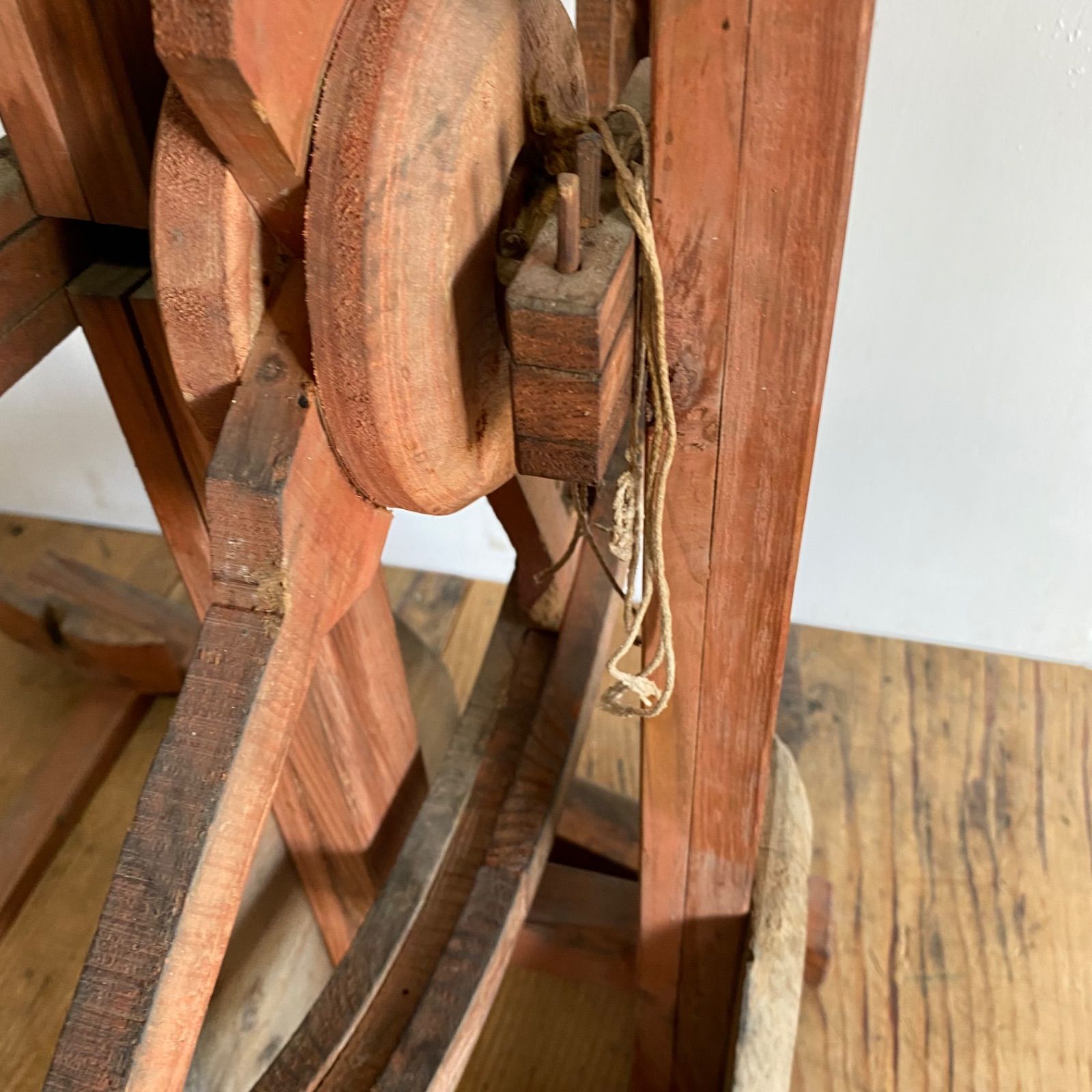 アンティーク 木製 糸車 古道具 y94 - メルカリ