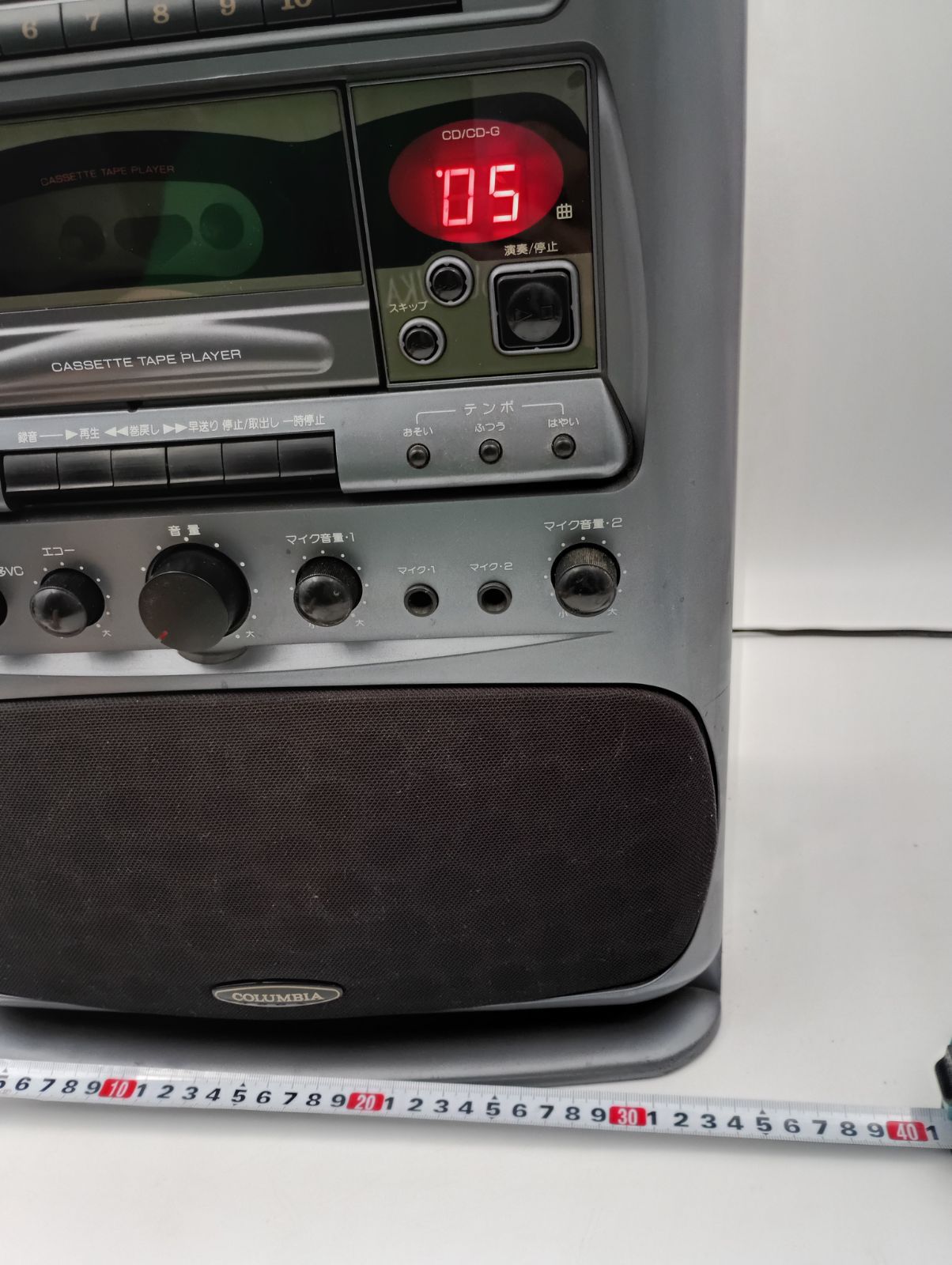 K-1604】CD-Gカラオケシステム カセット CGK-80 コロムビア COLUMBIA