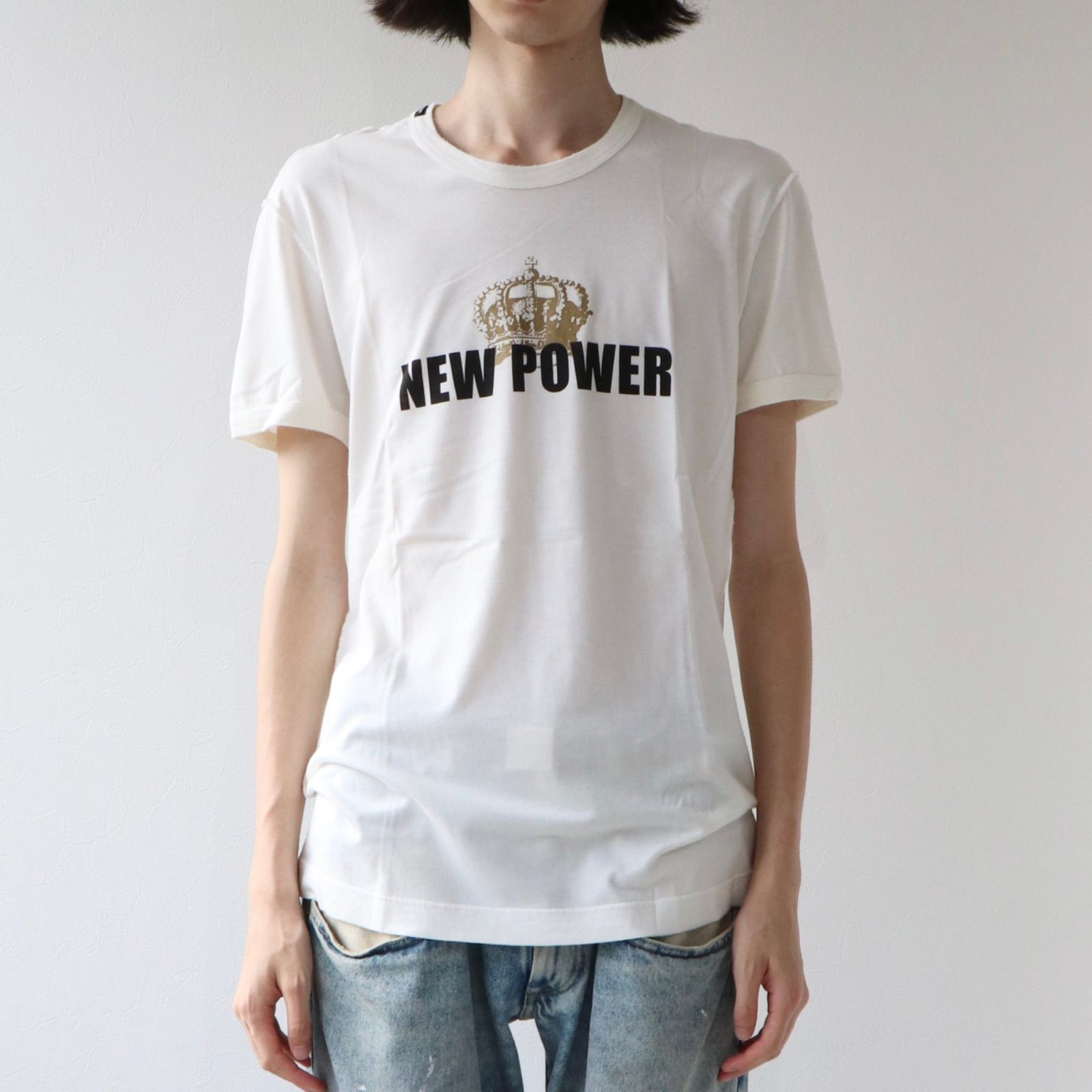 DOLCE&GABBANA Tシャツ ホワイト ドルチェアンドガッバーナ - メルカリ