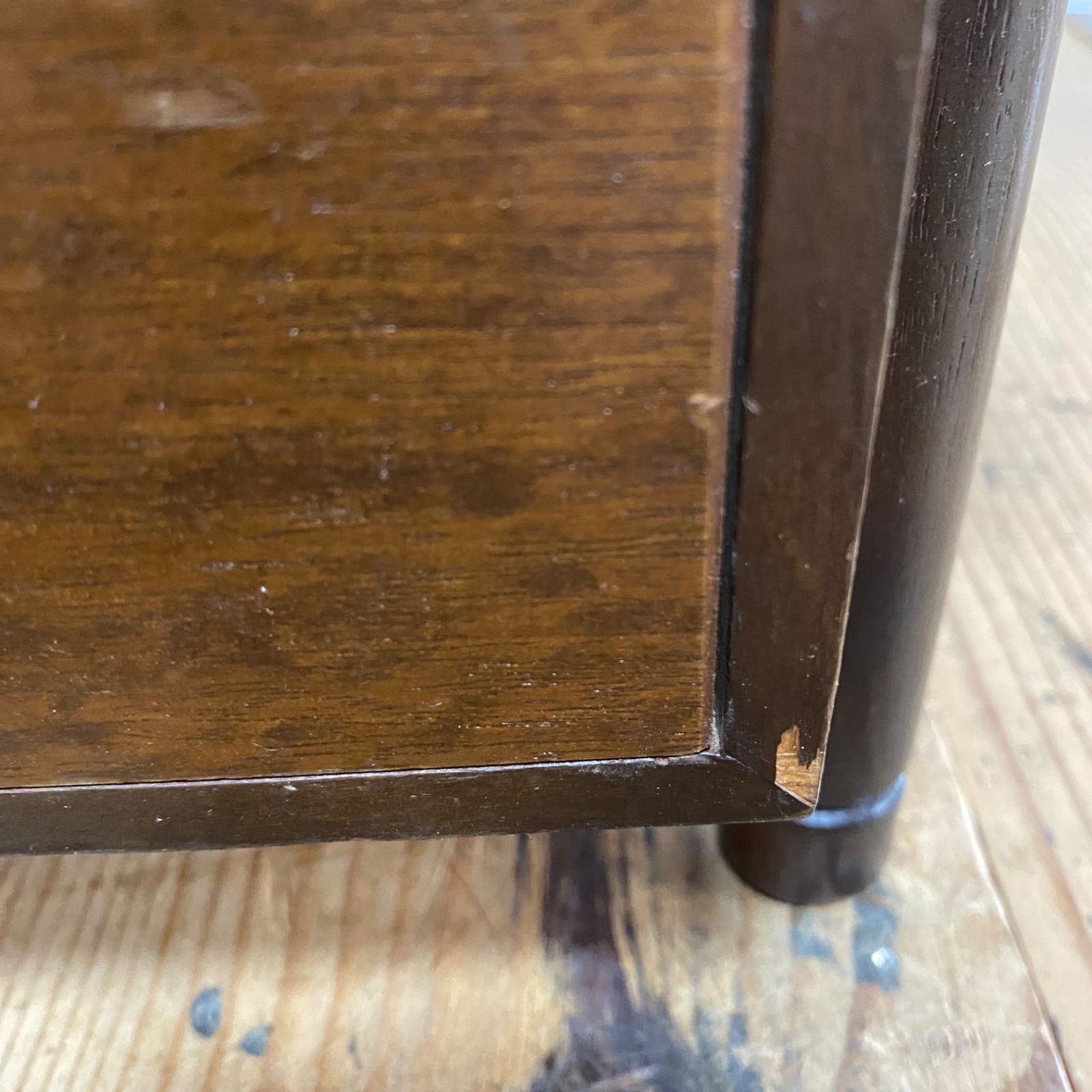 2点セット カリモク ラック ガラステーブル レトロ y81 - メルカリ