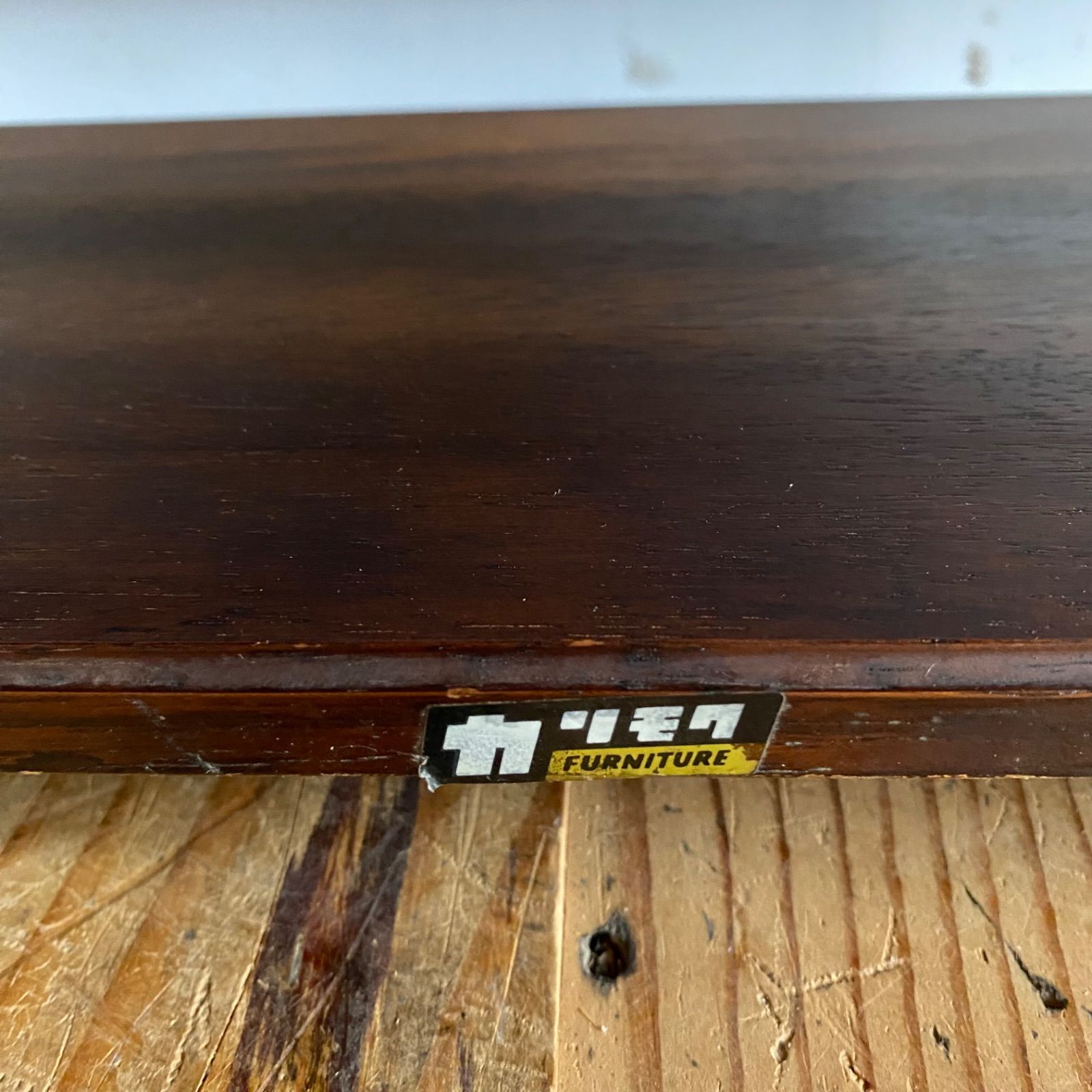 2点セット カリモク ラック ガラステーブル レトロ y81 - メルカリ