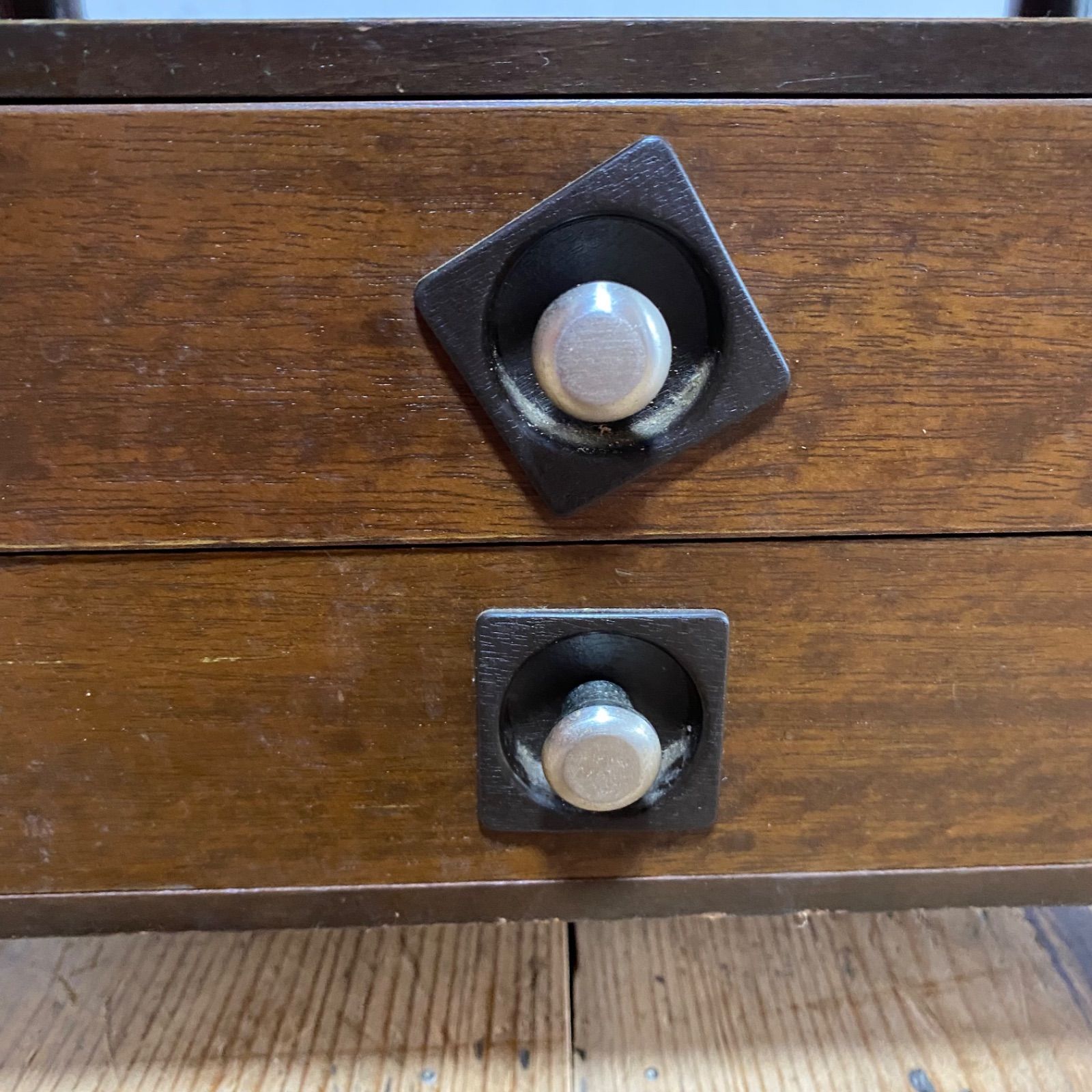 2点セット カリモク ラック ガラステーブル レトロ y81 - メルカリ